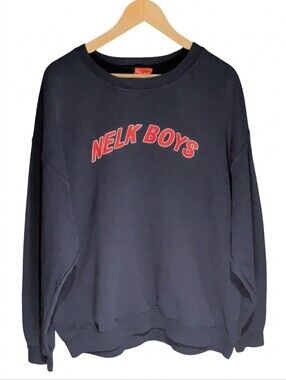 Full Send Mens Blue Long Sleeve Pullover Sweashirt Nelk Boys Size Large
